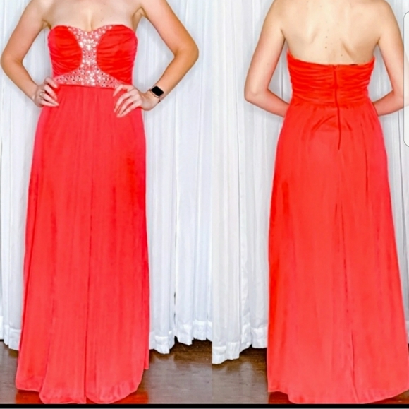 😊☆Pompous Studio formal strapless long dress, 8 - Picture 6 of 6